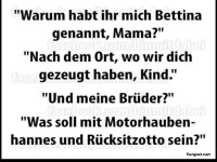 Lustiger Dialog �ber Namenswahl