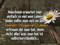 Freude an den kleinen Dingen im Leben