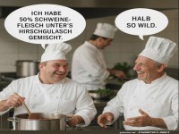 Kochkunst: Halb so wild!