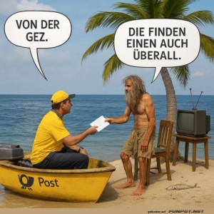 fun-Bild: Strandpost: Keine Ruhe vor der GEZ!