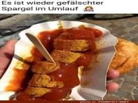 Currywurst auf Abwegen: Spargel-Edition?