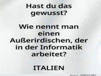 Wenn Aliens IT-Jobs haben: IT-Alien!