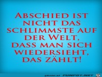 abschied ist 