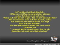 In Frankfurt ist Bankberfall