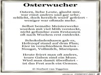 Osterwucher 2018