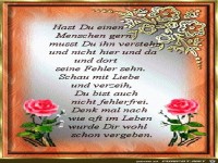 Hast du einen Menschen gern