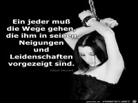 Ein jeder mu ss die Wege gehen