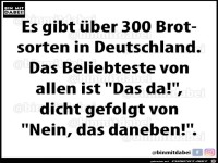 Es gibt �ber 300 Brotsorten...