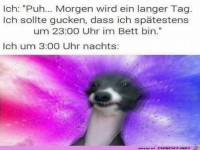 Morgen wird ein langer Tag
