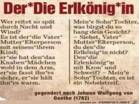 Der gegenderte Erlknig