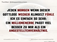 Gedanken zum Wecker und Millionenerbe