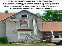 Risiko beim Arbeiten ohne Sonnenschutz