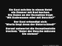 Hotelbuchung mit Hindernissen