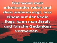 Reden rettet den Tag