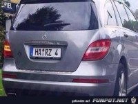 Autokennzeichen HARZ4