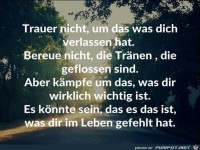 Trauer nicht