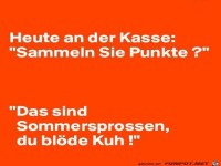 Heute an der Kasse...