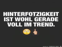 Mal wieder voll im Trend