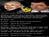 mr bean vs einstein