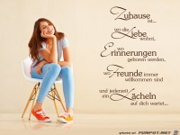 zuhause ist wo die Liebe wohnt