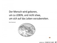 der Mensch wird geboren