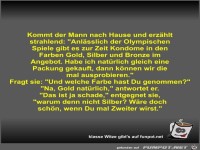 Kommt der Mann nach Hause und erz�hlt strahlend