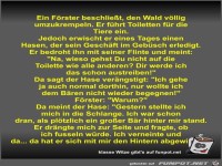 Ein F�rster beschlie�t