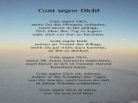 Gott segne dich