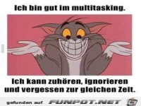 Ich bin gut in Multitasking