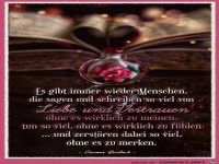 Es gibt immer wieder Menschen