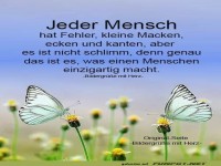 Jeder Mensch hat Fehler