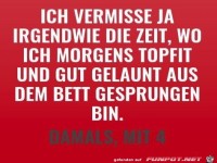 Ich vermisse die Zeit