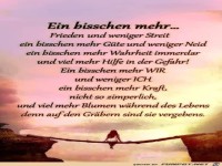 Ein bischen mehr Frieden