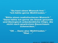 Einen Wunsch frei