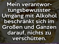 Verantwortungsbewusster Umgang mit Alkohol