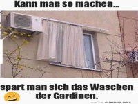 Kreative Nutzung einer Klimaanlage