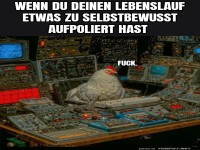 Huhn beim Vorstellungsgespr�ch