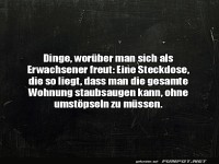 Was einen alles freuen kann