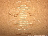 viele Menschen treten in dein Leben.....