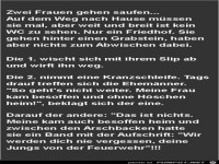 zwei Frauen gehen saufen