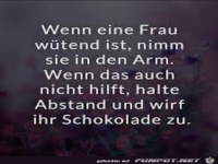 W�tende Frau