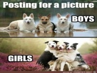 F�r ein Foto posieren