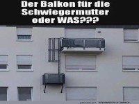 Spezieller Balkon