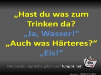 Lustiger Dialog �ber hartes Trinken