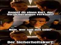 Lustiger Dialog ber Sicherheitskurt