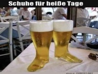 Kreative Bierkrge in Schuhform