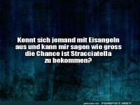 Fragen zum Eisangeln und Stracciatella