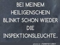 Humorvoller Spruch ber Heiligenschein