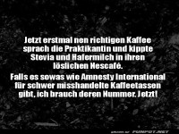 Kaffee-Trauma in der B�rok�che