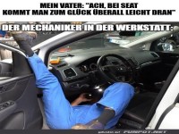 Kundendienst mit Akrobatik